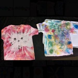 Tie dye shirts